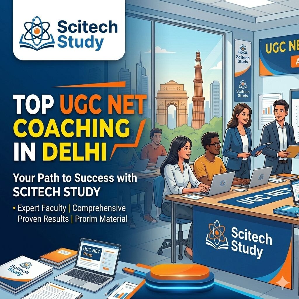 Why Scitech Study is Rated the Top UGC NET Coaching in Delhi