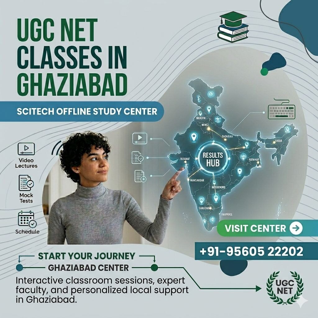 Why Scitech Study Offers the Premier UGC NET Classes in Ghaziabad