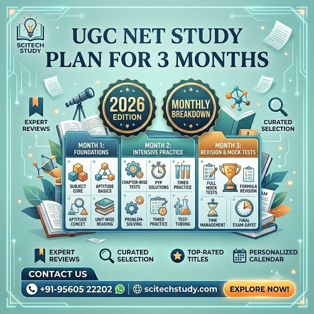UGC NET Study Plan for 3 Months
