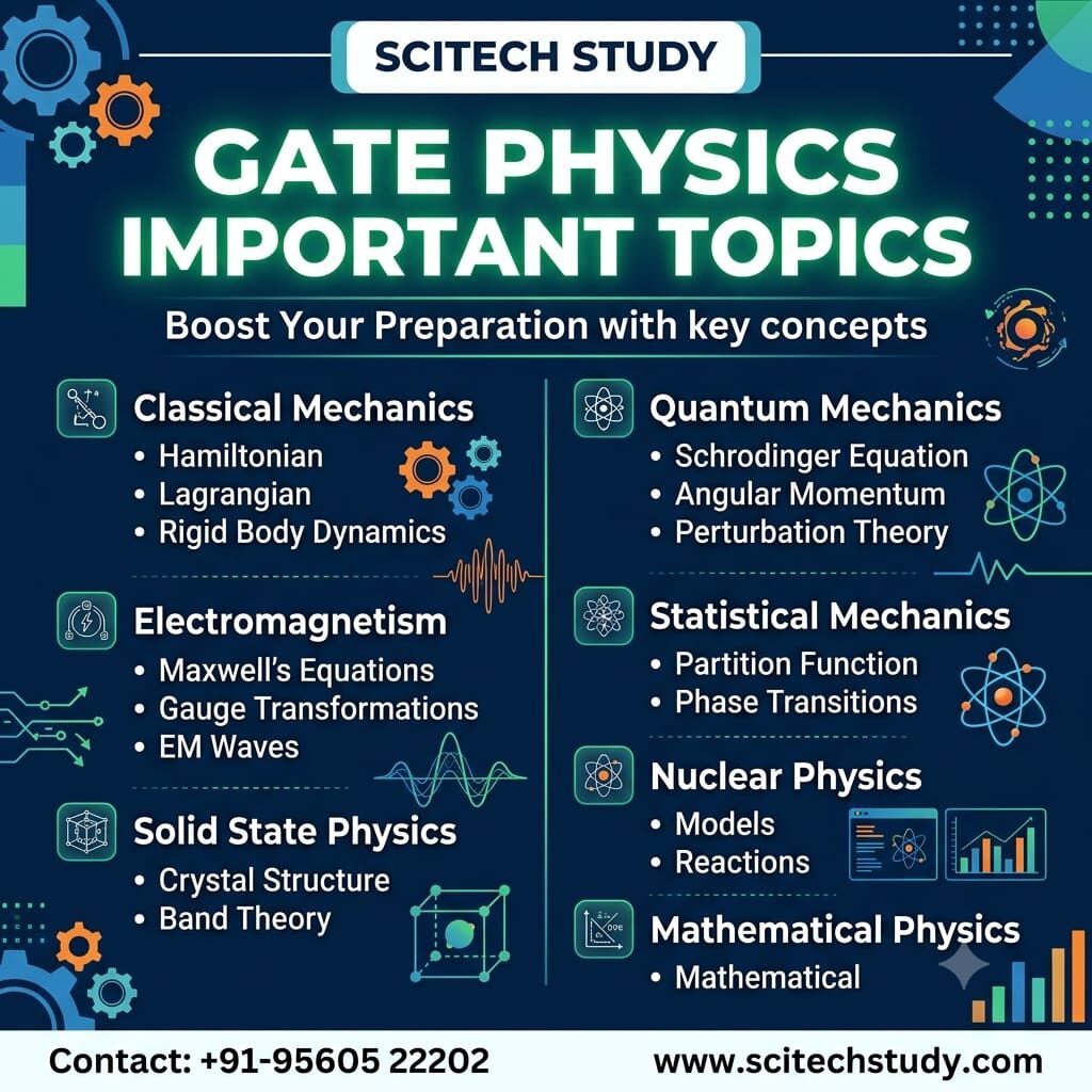 GATE Physics Important Topics