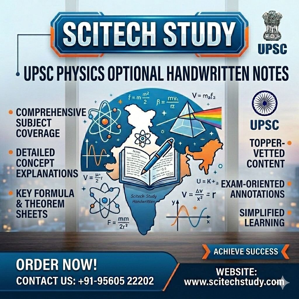 UPSC Physics Handwritten Notes