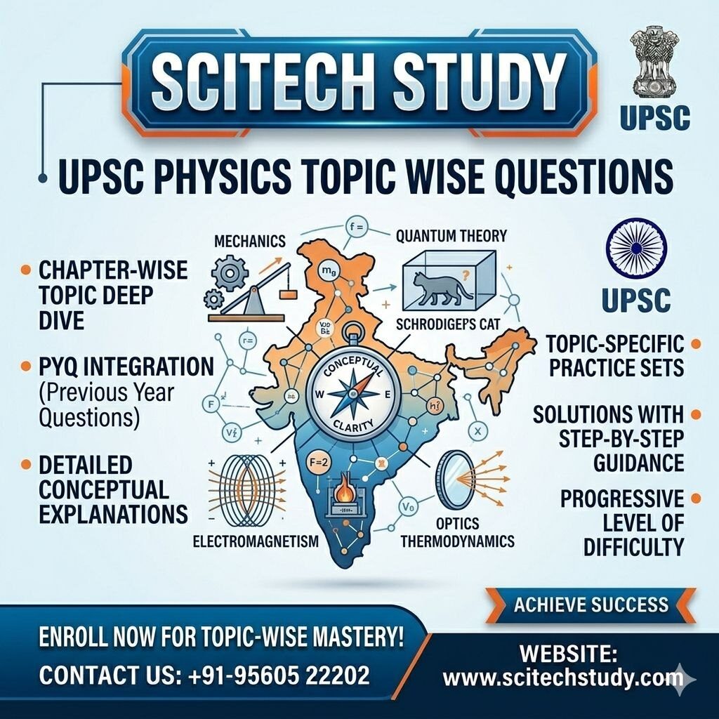 UPSC Physics Topic Wise Questions