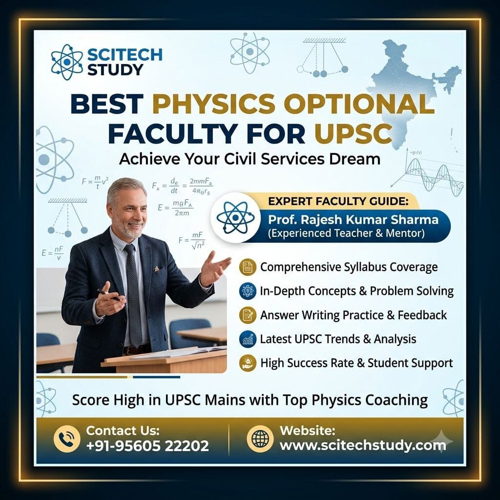 Best Physics Optional Faculty for UPSC