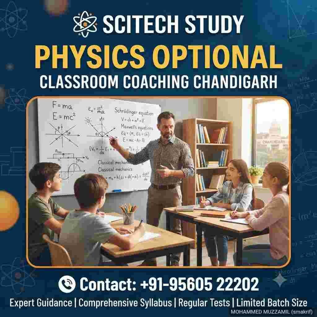 Physics Optional Classroom Coaching Chandigarh