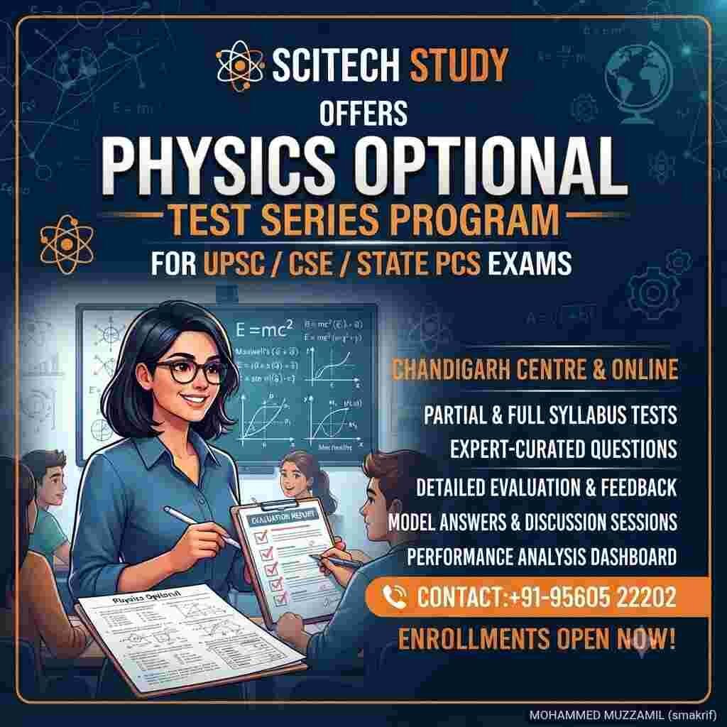 Physics Optional Test Series Chandigarh