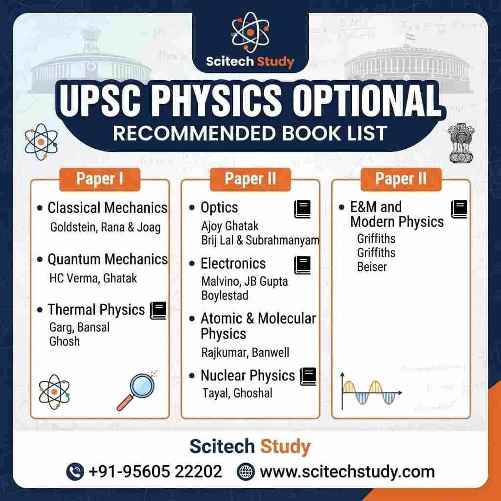 UPSC Physics Optional Book List