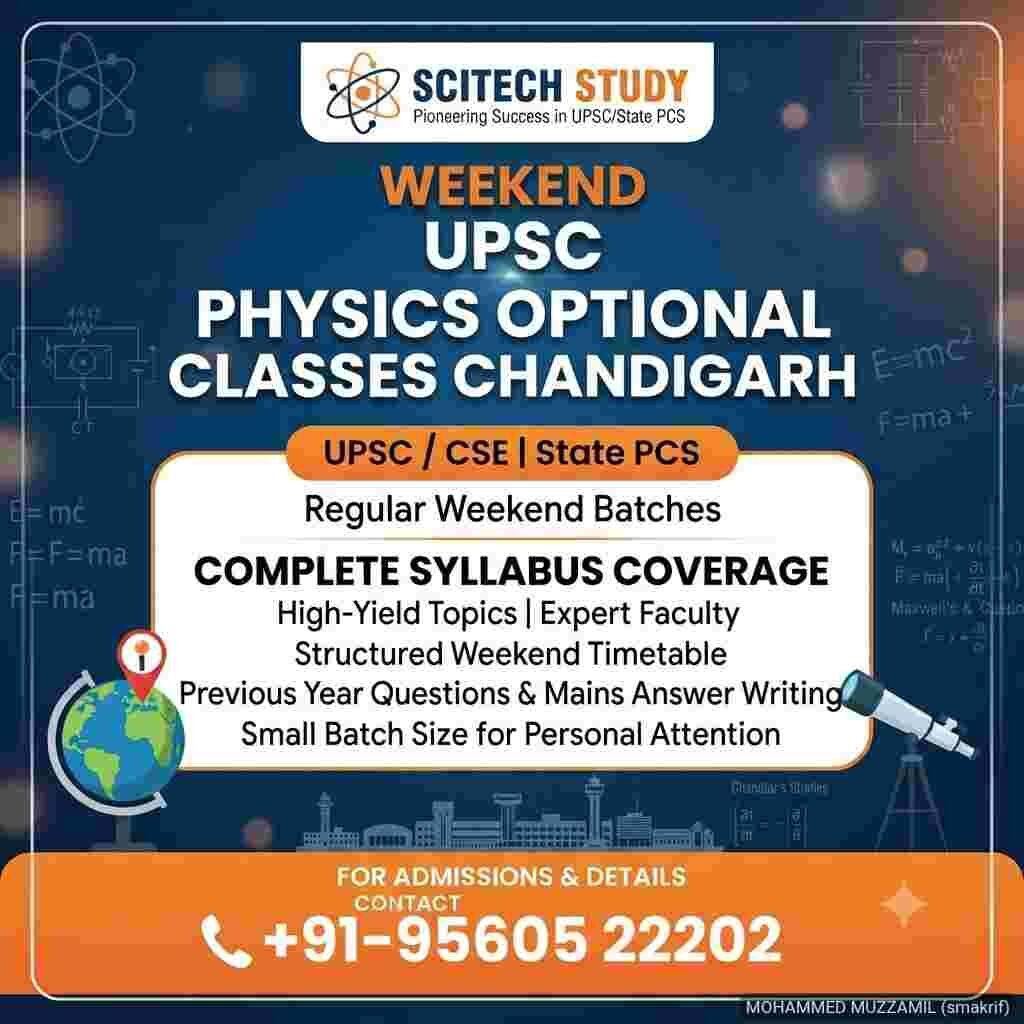 Weekend UPSC Physics Optional Classes Chandigarh